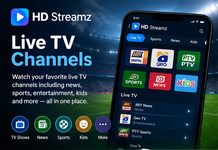 live tv channels of Hd streamz